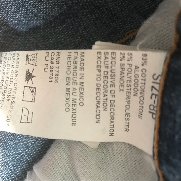 Tommy Hilfiger women’s size 8p jeans - Picture 5 of 6